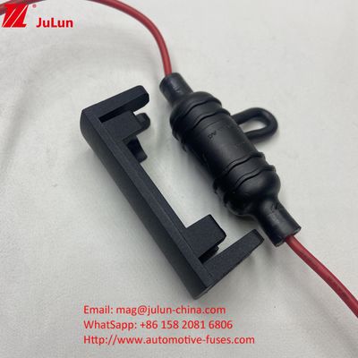 10 * 38mm ไซลินดริก Fuses กันน้ํา IP68 Inline Fuse Holder Cover กับ UL สายสําหรับ