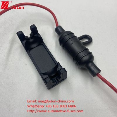 10x38mm 5x20mm 6x30mm In-Line Fuse Holder กันน้ําภายนอก กันฝุ่น PA66 ห้องสําหรับ Street Light stage Lighting