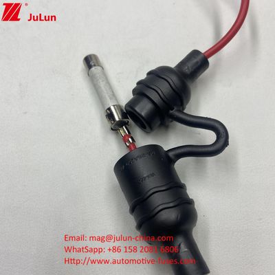 5x20 6x30 Inline Tube Fuse Holder IP67 ช่องแยกกันน้ําสําหรับการส่องแสงกลางแจ้ง
