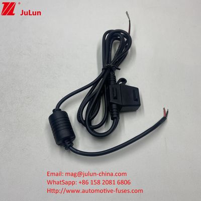 ไฟฟิวส์ 50A maxi เรตติ้งกระแสไฟฟ้าสีแดง 10AWG สาย 280mm ความยาวรวม