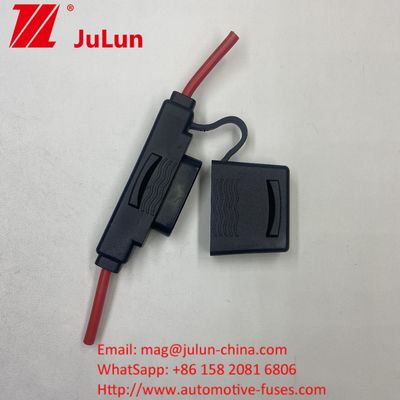 ตัวถือไฟท์ บล็อกไฟท์ และอุปกรณ์เสริม กันน้ํา ตัวถือไฟท์ Inline Maix Fuse 10AWG Wire UL1015 สําหรับรถยนต์เรือ