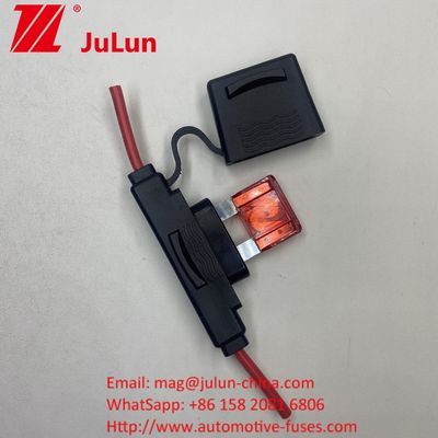 ตัวถือไฟท์ บล็อกไฟท์ และอุปกรณ์เสริม กันน้ํา ตัวถือไฟท์ Inline Maix Fuse 10AWG Wire UL1015 สําหรับรถยนต์เรือ