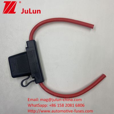 ATC/ATO Custom Inline Fuse Holder 14AWG 16AWG 18AWG 20AWG เครื่องเชื่อมสายไฟ 80AMP Blade Fuse เครื่องเชื่อมไฟรถยนต์