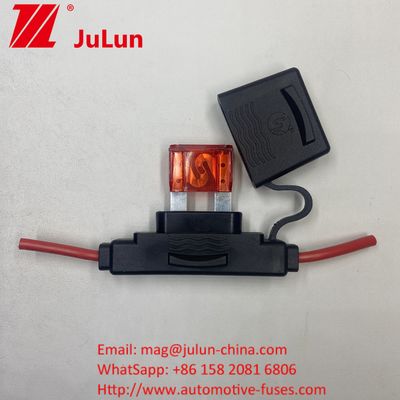 ATC/ATO Custom Inline Fuse Holder 14AWG 16AWG 18AWG 20AWG เครื่องเชื่อมสายไฟ 80AMP Blade Fuse เครื่องเชื่อมไฟรถยนต์