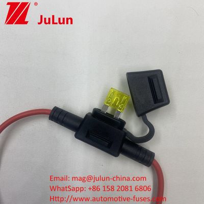 12V Automotive ATC Car Blade Fuse HolderTap In Line มินิฟิวส์ฮอลเดอร์ที่มีสายขนาด 10