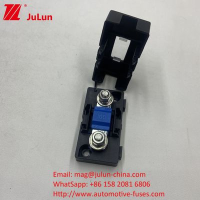 ANS / MIDI / MINI รถยนต์ Fuse Holder 48V 72V สําหรับ 20A-200A โบลท์-บน Midi Fuse