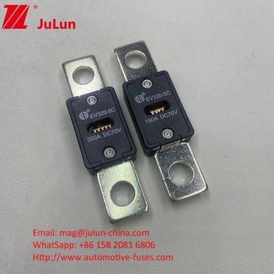การป้องกัน DC EV HEV ไฟฟิวส์รถไฟฟ้า สําหรับระยะหุ้มรถยนต์ 51mm EV