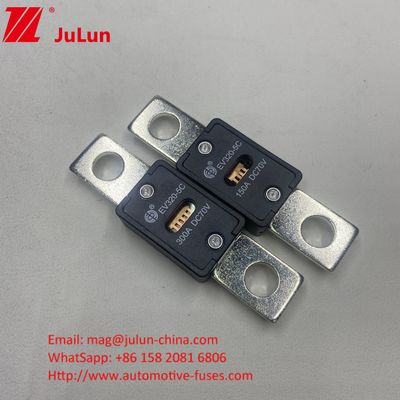 EV320-5C 150A 70VDC SINOFUSE ฟิวส์รถยนต์ แนะนํา ทอร์คแน่น 11-13N · m สําหรับการติดตั้ง M8 ด้วยคุณสมบัติไฟฟ้าที่ยั่งยืน