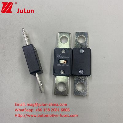 EV320-5C 150A 70VDC SINOFUSE ฟิวส์รถยนต์ แนะนํา ทอร์คแน่น 11-13N · m สําหรับการติดตั้ง M8 ด้วยคุณสมบัติไฟฟ้าที่ยั่งยืน