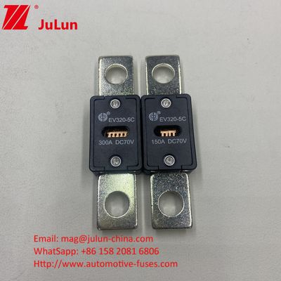 EV320-5X / 5C แบตเตอรี่รถยนต์ 300A ฟิวส์ชาร์จ 70VDC พร้อมฟิวส์ DC สําหรับ EV HEV