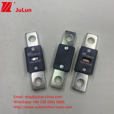 รถไฟฟ้า EV320-5C 400A 70VDC ฟิวส์สําหรับรถยนต์ 68*19*10mm EV