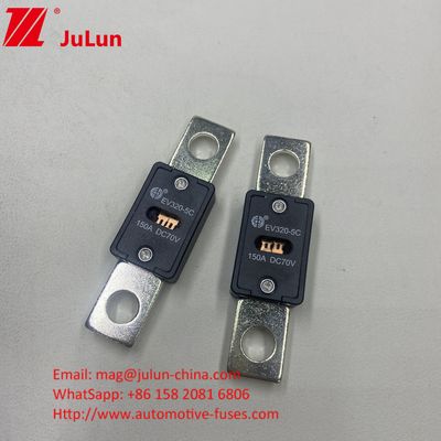 EV320-5X 80A 70VDC SINOFUSE เซรามิก ออโตโมทีฟ ฟิวส์ ขนาดเล็ก ป้องกันวงจรสั้น ทองแดง เงิน ควาร์ทซ์ ทรายทอง