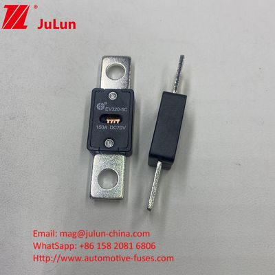 EV320-5X 100A 70VDC เซรามิครถไฟฟิวส์ คุณสมบัติไฟฟ้า 1.0ใน 4 ชั่วโมง 3.0ใน 10s มากที่สุด