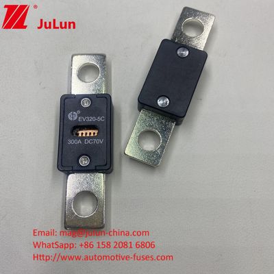 EV320-5X ฟิวส์ใบรถยนต์ 70VDC 400A ความจุแตก 6KA