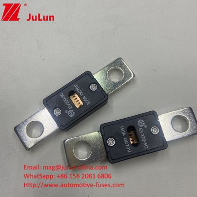 6KA EV320-5C 70VDC 150A ฟิวส์รถไฟฟ้าสําหรับรถยนต์ EV 68*19*10mm