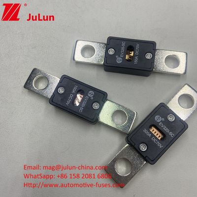 EV320-5C 300A 70VDC เฟยส์ใบรถยนต์ที่มีระยะหุ้ม 51 มม และโหมดการติดตั้งบอลท์ M8