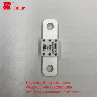 125VDC A202008 350A 125VDC ASTM ความดันเฉพาะ เซรามิครถไฟฟิวส์สําหรับระบบการดึง EV