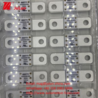 เรือ EV เครื่องยนต์ไฟฟ้า เซ็นเตอร์ปลายไฟฟิวส์ ประเภท 125VDC A202008 350A ASTM