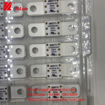 รถไฟฟ้า A202008 200A 125VDC ASTM Fuse สําหรับ EV และการใช้งานรถยนต์