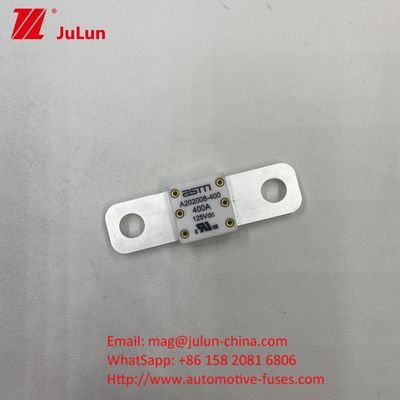 กระแสไฟฟ้า 200A ASTM A202008 125VDC เซรามิกรถยนต์ฟิวส์สําหรับการทํางานยาวนาน