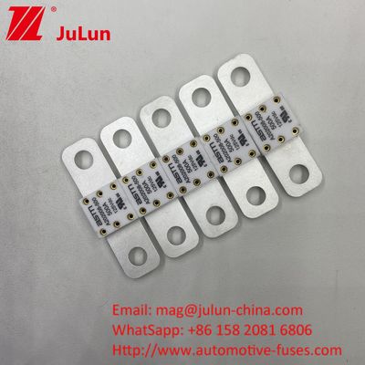 ASTM 400A 125VDC เซรามิกโลหะแบตเตอรี่รถไฟฟิวส์สําหรับอุตสาหกรรมรถยนต์ 68 * 17.7 * 12 มม