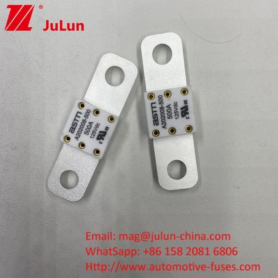 EV เซรามิคแบตเตอรี่รถไฟฟิวส์ 500A 125VDC ASTM ออโต้