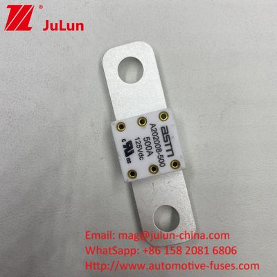 500A 125VDC ไฟฟิวส์แบตเตอรี่รถยนต์ปริมาณสูงเพื่อความเข้ากันทั่วไป
