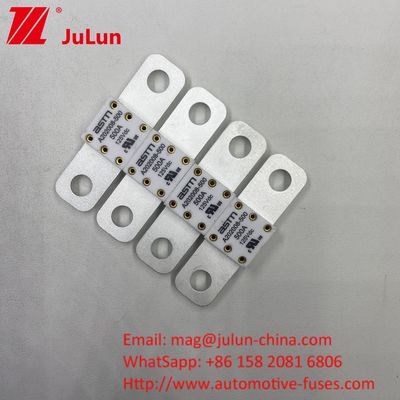 เซรามิคแบตเตอรี่รถไฟฟิวส์ 300A 125VDC รถยนต์ความเหมาะสมทั่วไป