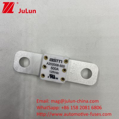 รถยนต์ไฟฟ้า EV สีขาว 350 แอมเปอร์ เซรามิก ฟิวส์ 125VDC
