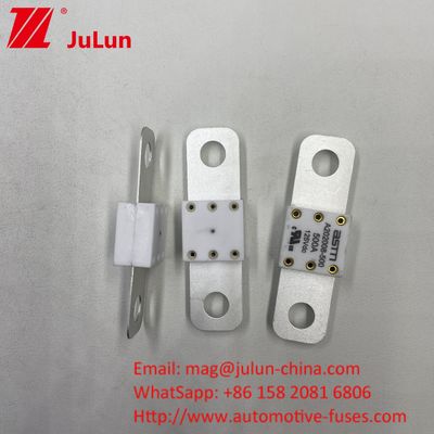 DC FUSE FOR EV HEV Electric Vehicle Fuse A202008 300A 400A ระยะหุ้ม 50.8 มม.
