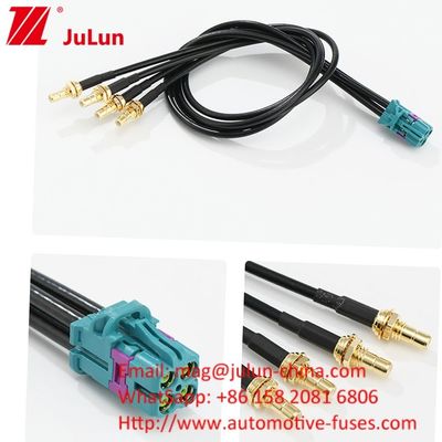 PE อุปกรณ์ประกอบความละเอียดรถยนต์ สายสายสําหรับ Crimp Housing สามารถปรับแต่งสีและความยาวของเคเบิล