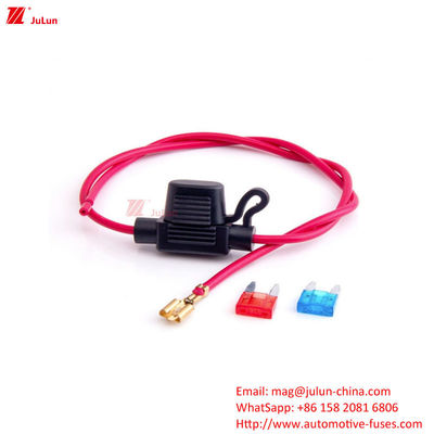 รถยนต์ กันน้ํา รถยนต์ Fuse Holder ทองแดงบริสุทธิ์ออกซิเจนฟรี สายหลักวัสดุ