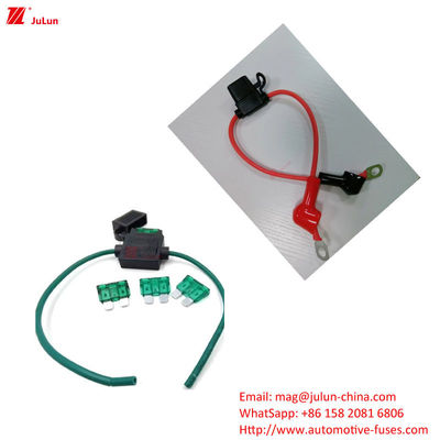 รถยนต์ กันน้ํา รถยนต์ Fuse Holder ทองแดงบริสุทธิ์ออกซิเจนฟรี สายหลักวัสดุ