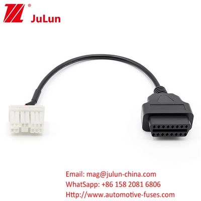เทสล่า โมเดล S/X OBD2 12PIN คาเบิ้ลแปลงการวินิจฉัย