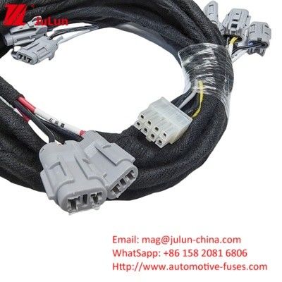 กันน้ํารถยนต์ LED ไฟหน้า โซค็อตสายปรับ H1 9005/9006 หญิงไปยังชาย PVC ติดต่อแสงสว่างต่ํา