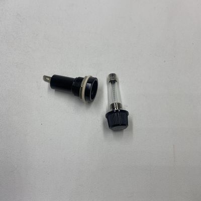 6 * 30mm แพนล์ติดตั้ง Fuse Holder Knob ประเภทการออกแบบกันน้ําสําหรับเครื่องจักร