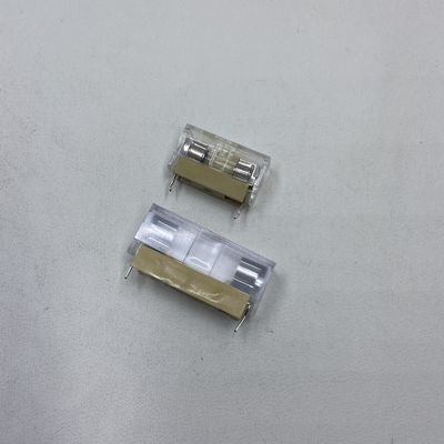 5x20mm หรือ 6x30mm PCB Board การติดตั้ง Glass Fuse Holder สําหรับระบบพลังงานในรถยนต์ สีดํา สีฟ้า ทองใส