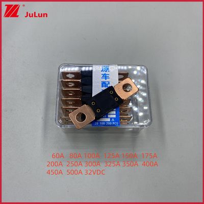 400A 32V Mega Fuse Bolt Down Auto Fuse Audio Holder 0298040.ZX เครื่องยนต์ Fuse 60A 80A 100A 125A 150A 200A 250A 300A 400A 450A 500A ระเบียงชนิด 32VDC