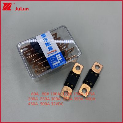 เล็ตฟิวส์ โบลท์ประเภท ไฮคอร์นท์ ฟิวส์ 00:0298350.ZXH กล่อง 350A 32V 6Autos Trucks แบตเตอรี่รถยนต์