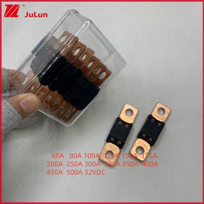 เล็ตฟิวส์ โบลท์ประเภท ไฮคอร์นท์ ฟิวส์ 00:0298350.ZXH กล่อง 350A 32V 6Autos Trucks แบตเตอรี่รถยนต์