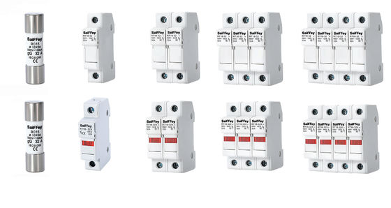RS15 GG32A 500VDC 100KA เซรามิครถยนต์ไฟฟิวส์ 10 * 38 มม ผู้ถือ IEV60269