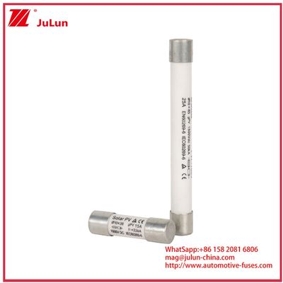 15A 1000VDC GPV Fuse 10*38 สําหรับระบบพลังงานแสงอาทิตย์ IEC60269-6