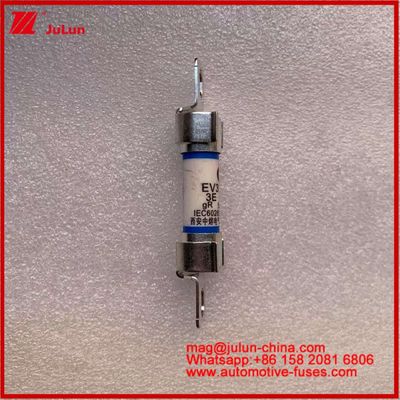 พลังงาน EV 10 * 38 มิลลิเมตร ท่อไฟฟิวส์ EV315-M 3E 15A 500VDC สําหรับรถไฟฟ้า การติดตั้งโบลท์ ตอบสนองมาตรฐาน JASO D622