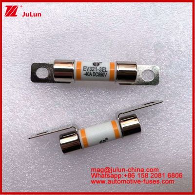 รถบรรทุกไฟฟ้าเบา รถบรรทุกหนัก 40A 850VDC ฟิวส์ EV321-3EL สําหรับการติดตั้งรถพลังงาน