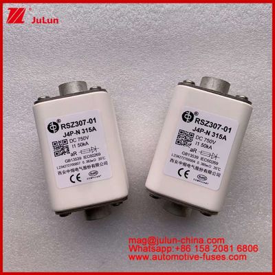 RSZ307-01 สี่เหลี่ยมเซรามิก J4P-N 315A 750VDC 50KA ชาร์จ เครื่องไฟ อุปกรณ์รถยนต์