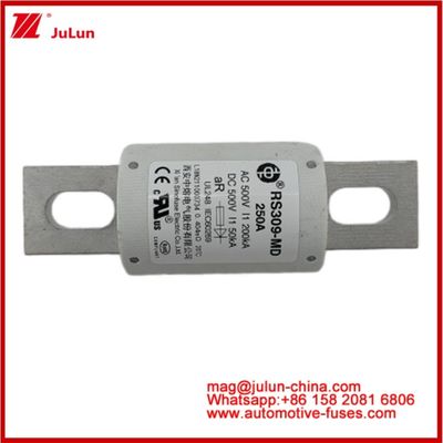 250A 500VAC Ev ฟิวส์ RS309-MD-200KA 500VDC 50KA AR การทํางานของ DC