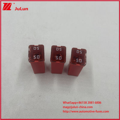 ฝาครอบ PC Littelfuse JCASE ตลับตัวเมีย 32V ฟิวส์ใบมีดสำหรับยานยนต์ 0495050.ZXA PEC 34240011 SBF JT-50A