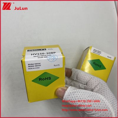 HV150 FUSE 32BP 30A DC500V โบลท์ ท่อชาร์จแบตเตอรี่รถยนต์