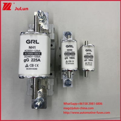 NT000 FUSE AR ความแรงแตกสูง 500V/690V เรทเซรามิก โปรเซลีน สายเชื่อมเหลว 80A สายเชื่อมทองแดงความดันต่ํา NH000