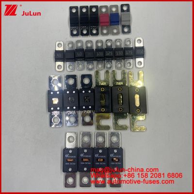 High-Capacity Auto Fuse High Quality ANM ANM-B Fuse 30A-600A 58V Automotive Substitute MEGA 298 998 MEGA 40A-500A Bolt on Car Fuse  Copper Automotive Fuses Bolt down